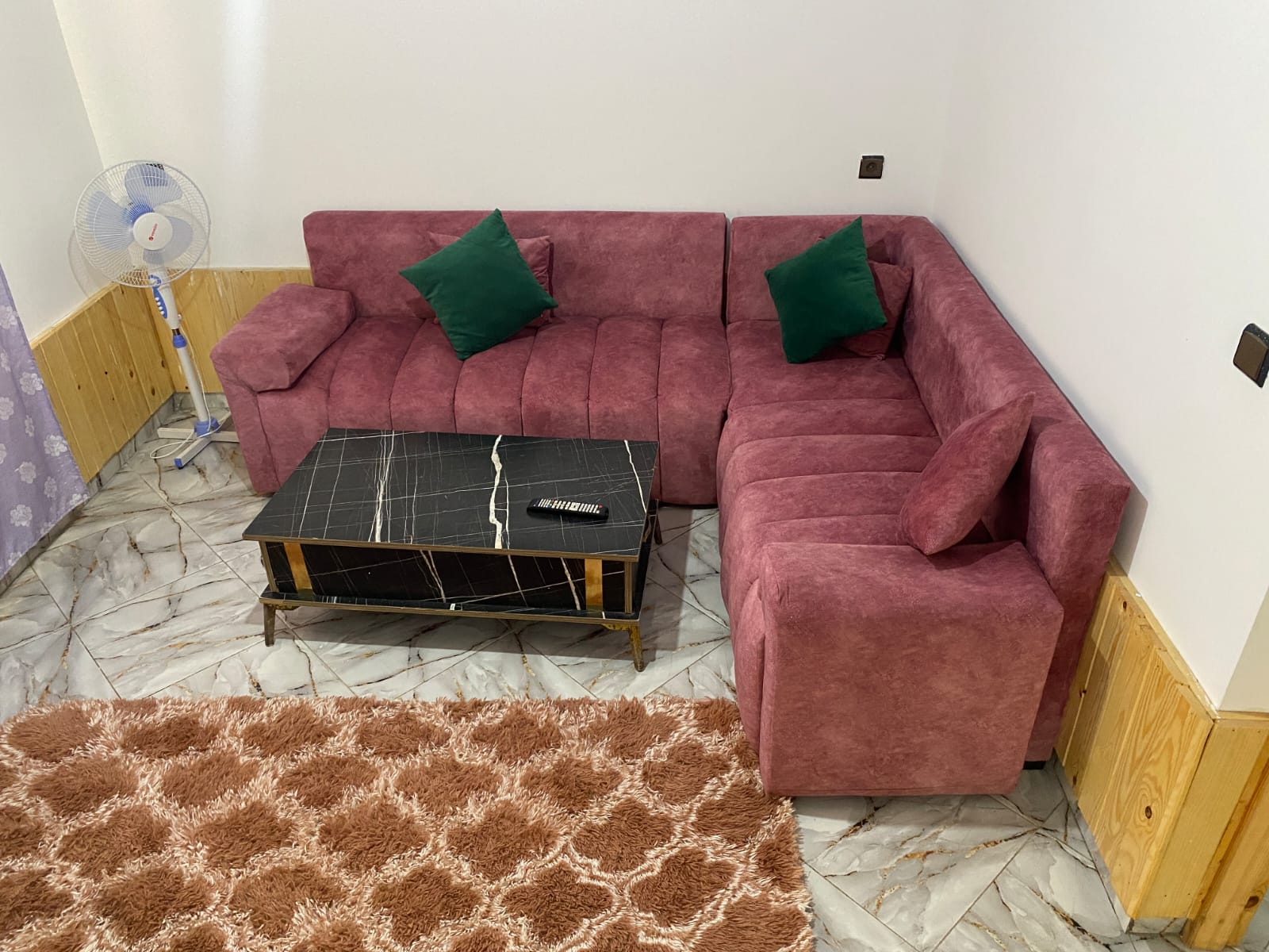 Lounge seating area
