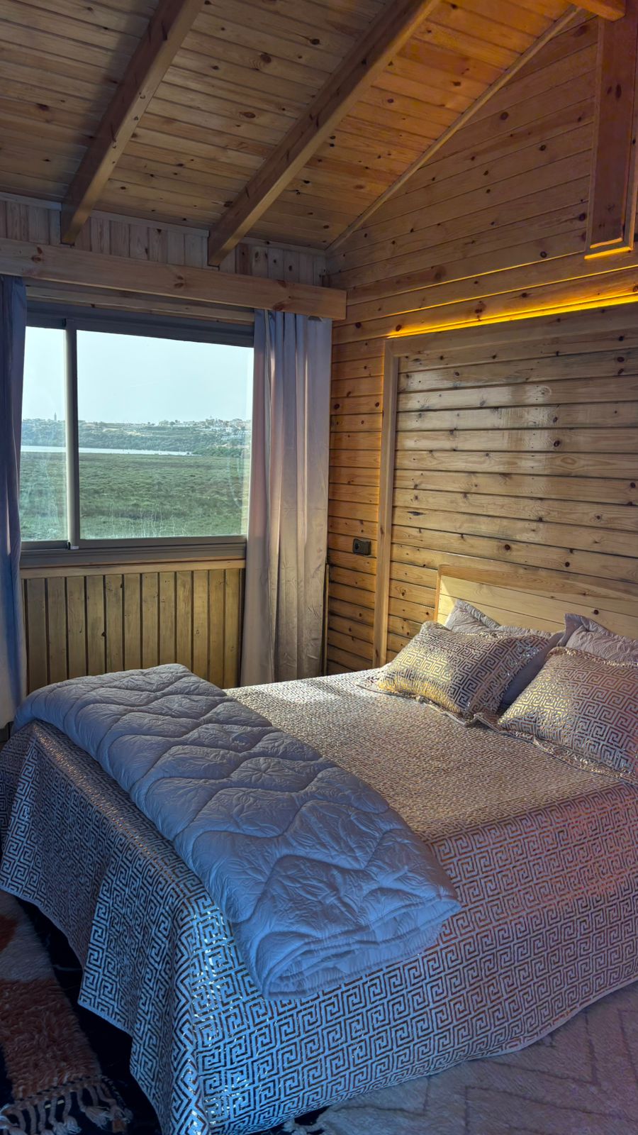 Wooden room with view